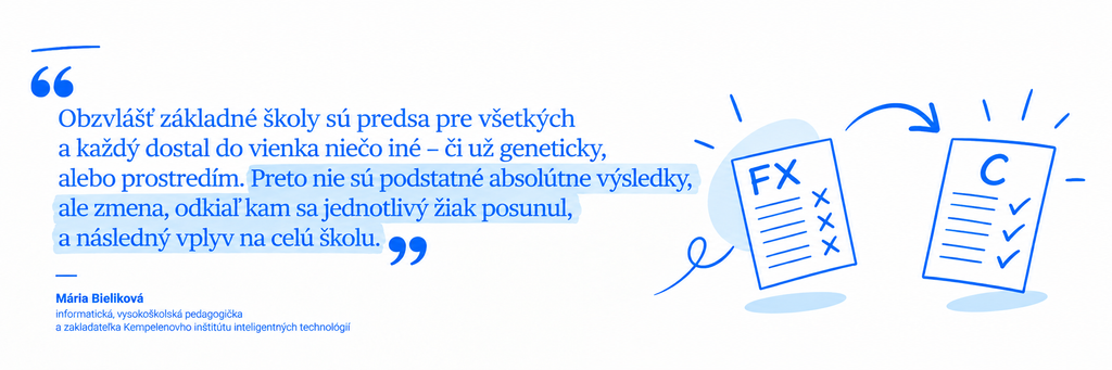Mária Bieliková odpovedá projektu Eduradar o školstve.