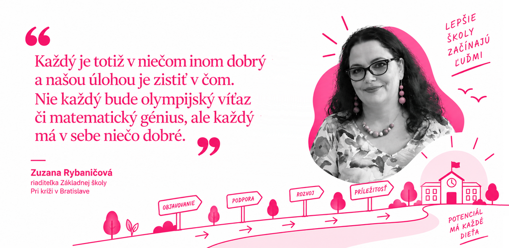 Zuzana Rybaničová odpovedá projektu Eduradar o školstve.